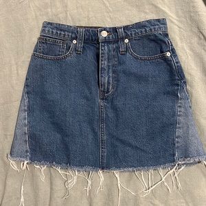 Madewell Demin Mini Skirt